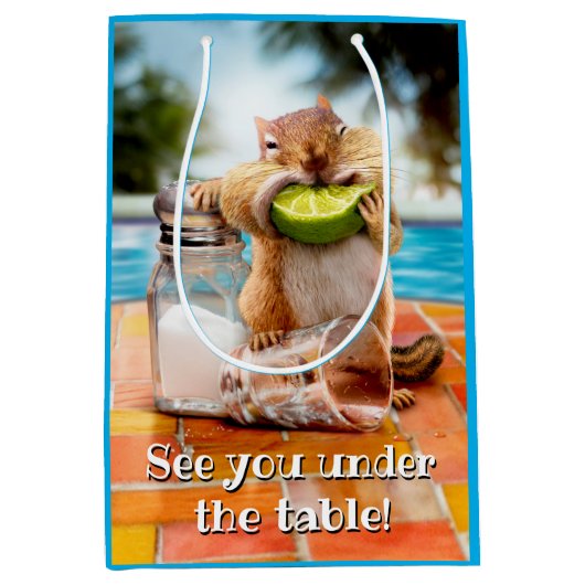 Chipsatz mit Limonen Mittlere Geschenktüte (Vorderseite)