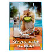 Chipsatz mit Limonen Mittlere Geschenktüte (Rückseite)