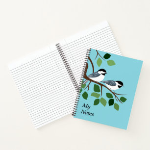 Chipsätze auf Notebooks mit Zweigstellen von Bäume Notizblock
