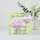 Chiptblüten Einladung (Stehend Vorderseite)