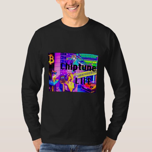 Chiptune-Leben T-Shirt (Vorderseite)