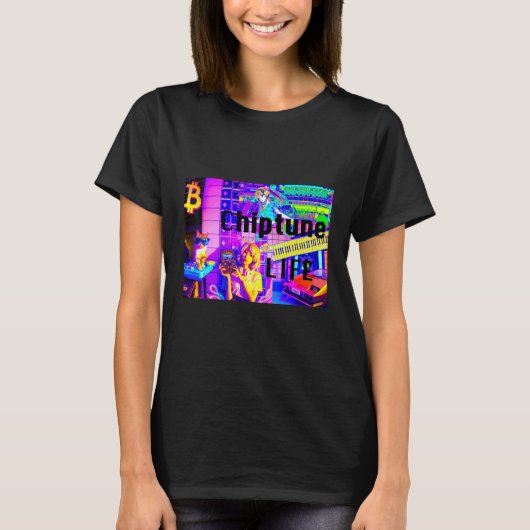 Chiptune-Leben T-Shirt (Vorderseite)
