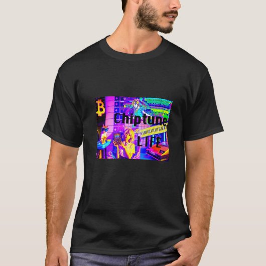 Chiptune-Leben T-Shirt (Vorderseite)