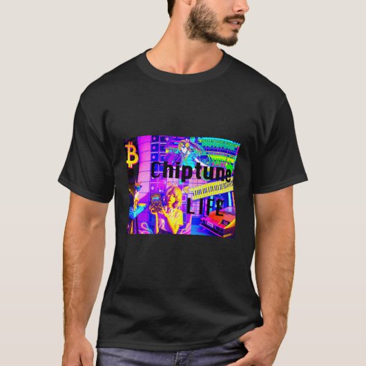Chiptune-Leben T-Shirt (Vorderseite)