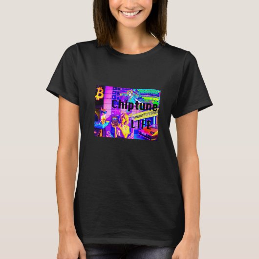 Chiptune-Leben T-Shirt (Vorderseite)