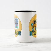 ChipWEBS, WENN SIEHE COFFEE-T-> LIEFERWAGEN-Tasse Zweifarbige Tasse (Mittel)