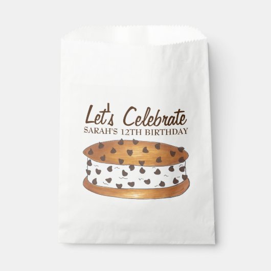 Chipwich Chocolate Chip Cookie Ice Creme Sandwich Geschenktütchen (Vorderseite)