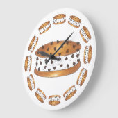 Chipwich Chocolate Chip Cookie Ice Creme Sandwich Große Wanduhr (Winkel)
