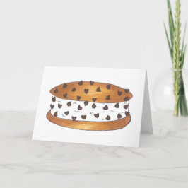 Chipwich Chocolate Chip Cookie Ice Creme Sandwich Karte