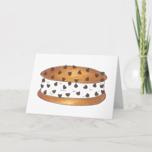 Chipwich Chocolate Chip Cookie Ice Creme Sandwich Karte