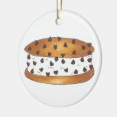 Chipwich Chocolate Chip Cookie Ice Creme Sandwich Keramik Ornament (Links)