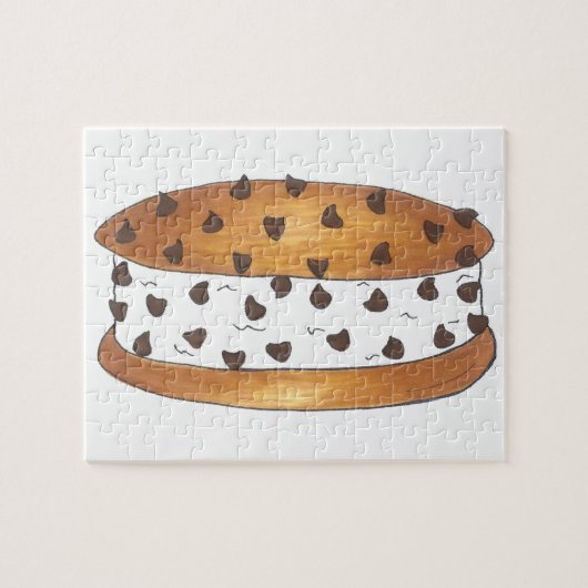 Chipwich Chocolate Chip Cookie Ice Creme Sandwich Puzzle (Horizontal)