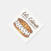 Chipwich Chocolate Chip Cookie Ice Creme Sandwich Serviette (Ecke)