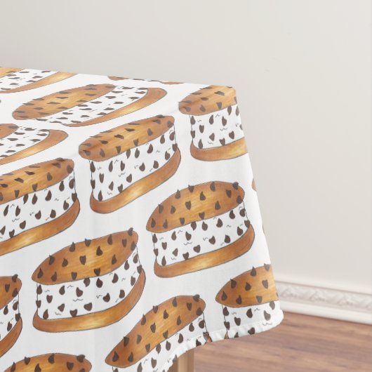 Chipwich Chocolate Chip Cookie Ice Creme Sandwich Tischdecke (Beispiel)
