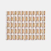 Chipwich Chocolate Chip Ice Creme Sandwich Feinsch Fleecedecke (Vorderseite (Horizontal))