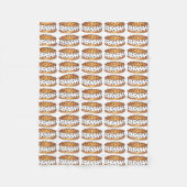 Chipwich Chocolate Chip Ice Creme Sandwich Feinsch Fleecedecke (Vorderseite)