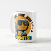 ChipWits denken. Code. Gewinnen! Mug Kaffeetasse (Vorderseite Links)