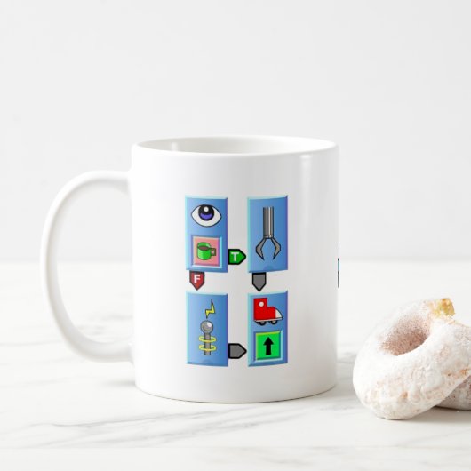 ChipWits IBOL, WENN SIEHE Kaffeedesign Kaffeetasse (Mit Donut)