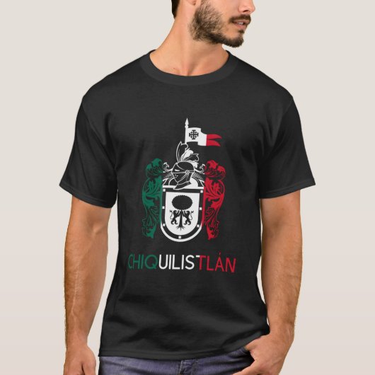 Chiquilistlan Jalisco Estado De Mexico Escudo Eagl T-Shirt (Vorderseite)