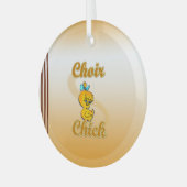 Chir Chick Ornament Aus Glas (Vorderseite links)