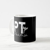 Chir der Physiotherapeutin Rede und Massage Kaffeetasse (Vorderseite Links)