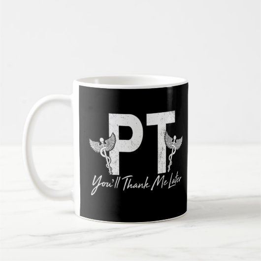 Chir der Physiotherapeutin Rede und Massage Kaffeetasse (Links)