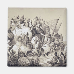 Chir Singh, Maharadscha der Sikhs mit dem König Magnet