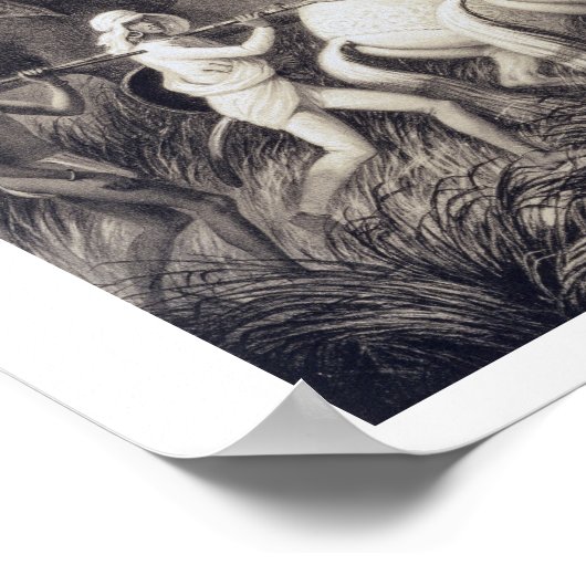 Chir Singh, Maharaja der Sikhs mit dem König Poster (Ecke)