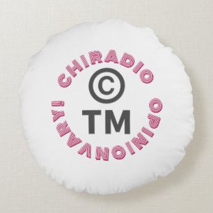 CHIRadio LLC EisCreme-Hut Rundes Kissen