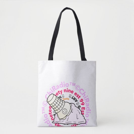 ChiRadio LLC ™ ( Eiscreme-Logo ) Tasche (Vorderseite)