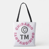 ChiRadio LLC ™ ( Eiscreme-Logo ) Tasche (Rückseite)