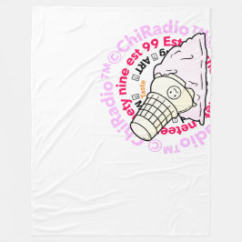 ChiRadio LLC Icecream Wand Kunst Fleecedecke