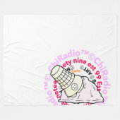 ChiRadio LLC Icecream Wand Kunst Fleecedecke (Vorderseite (Horizontal))