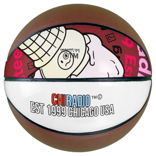 ChiRadioLLC ™ IceCream Basketball (Vorderseite)