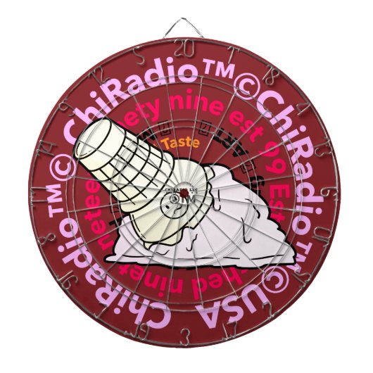 ChiRadioLLC ™ IceCream Dartscheibe (vorne)