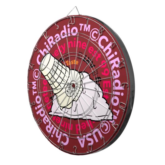 ChiRadioLLC ™ IceCream Dartscheibe (Vorderseite rechts)