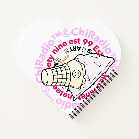 ChiRadioLLC ™ IceCream Notizblock (Rückseite)