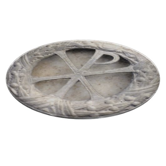 ChiRho - das Christogram Schneidebrett (Ecke)