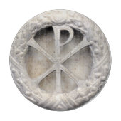 ChiRho - das Christogram Schneidebrett (Vorderseite)