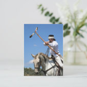 Chiricahua Apache Brave Postkarte (Stehend Vorderseite)