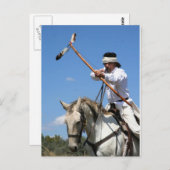 Chiricahua Apache Brave Postkarte (Vorne/Hinten)