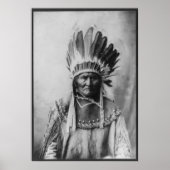 Chiricahua Apache Geronimo Goyathlay Goyahkla Poster (Vorne)