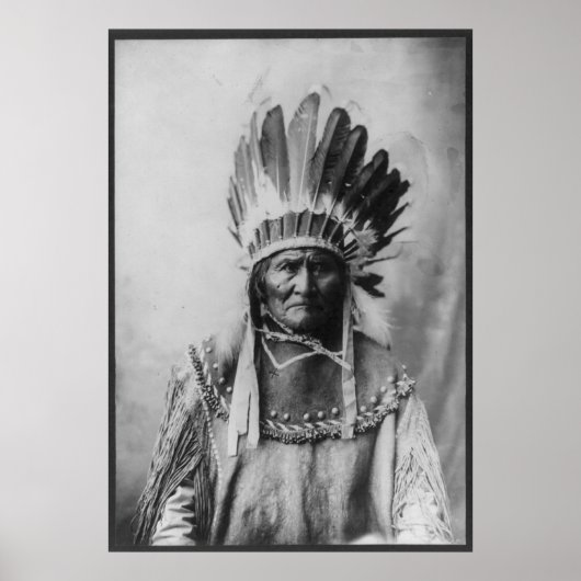Chiricahua Apache Geronimo Goyathlay Goyahkla Poster (Vorne)