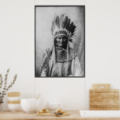 Chiricahua Apache Geronimo Goyathlay Goyahkla Poster (Küche)