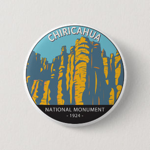 Chiricahua National Monument Hoodoos Arizona Button