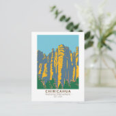 Chiricahua National Monument Hoodoos Arizona Postkarte (Stehend Vorderseite)