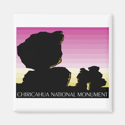 Chiricahua-Nationaldenkmal Magnet (Vorne)