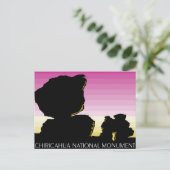 Chiricahua-Nationaldenkmal Postkarte (Stehend Vorderseite)