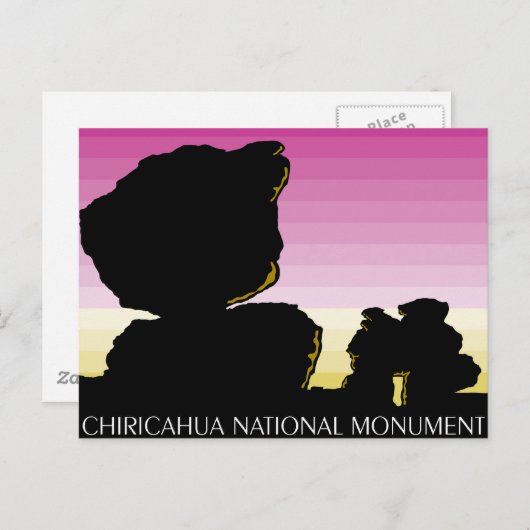 Chiricahua-Nationaldenkmal Postkarte (Vorne/Hinten)