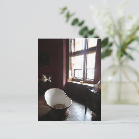 Chirk Castle Bathroom Postkarte (Stehend Vorderseite)